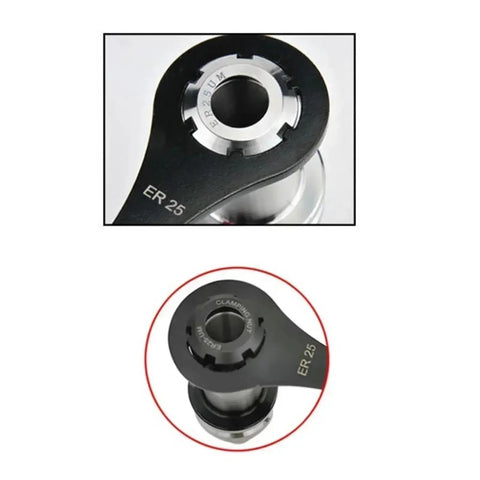 Heavy Duty O-Type ER16 ER20 ER25 ER32 Collet Wrench And Spanner For CNC Mill Machine Tool Chuck with clear ergonomic design.