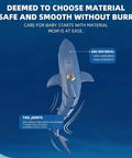 Top view of Remote Control Shark Pool Boat With HD Underwater Camera Real Time Video Feed 2 4G RC Dual Propeller Drive.