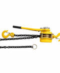 Heavy Duty Lever Chain Hoist, One And A Half Ton Capacity With 3300 Lb Lift, 20 Ft Chain, Come Along Hoist, A True Workhorse With Heavy Duty Hooks