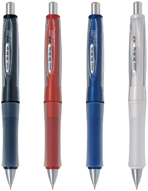 Dr Grip G Spec Shaker Mechanical Pencil 0.5mm Black Flash Shake To Extend Lead No Pressing Easy On The Arm Ergonomic Grip in assorted colors