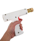 Hand holding Portable Car Spot Welder And Sheet Metal Repair Torch For Auto Body Fixes Multi Functional Welder Tool