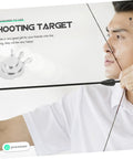 Archery enthusiast aiming alongside Six Piece Stainless Steel Gong Shooting Targets For Practice And Training With Weather Resistant Build Durable Manganese Steel Hangers Multipurpose Target Practice Tools That Help Pro Shooters Improve Accuracy Skill And Shooting Confidence.