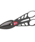 Beefy 12 Inch Aluminum Snip For Heavy Duty Metal Cutting With High Carbon Blades, Combination Cut, Large Handle Loops