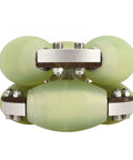 Heavy duty omni wheel 360 rotation with double row aluminum for 80kg capacity, ideal for robots, carts, and conveyors.