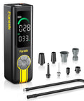 2 In 1 Cordless Tire Inflator And Air Blower Portable Air Compressor With Light And Power Bank 150 PSI For Cars And Bikes