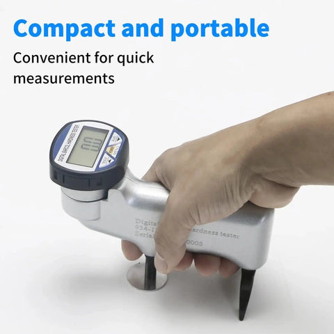 Barcol Hardness Tester Digital Portable Indentation Type Durometer for Aluminum Alloy Copper and Plastics with One Hand Operation