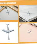 30 Set Heavy Duty Toggle Bolts And Drywall Anchors Kit For Securely Hanging Heavy Stuff In Home Renovation And Office Projects Includes Durable Screws Wing Nuts And All Purpose Fasteners on drywall