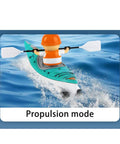 Rad Remote Control Boat For Pool And Lake, 2.4GHz Paddling RC Kayak with anti-capsize design in propulsion mode