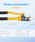 8 Ton Hydraulic Flange Spreader Portable Manual Flange Splitter Tool showing size and product parameters