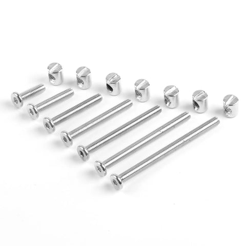 All In One Must Have Hardware Replacement Kit For Baby Cribs And Bunk Beds With M6 Hex Socket Cap Screws, Barrel Nuts, And Wrenches