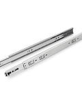 22 Inch Ball Bearing Drawer Slides Soft Close Full Extension Heavy Duty With Brackets Side Or Rear Mount Zinc Plated Steel 78 Lb Load