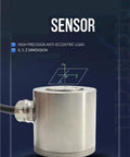High Precision Three And Six Axis Load Cell With Multi Axis Force Torque Sensor for industrial robotics, shown on display.