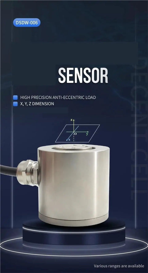 Heavy Duty Multi Axis Load Cell With Torque Sensor For Precision Machining And Robotics Automation 3 And 6 Axis