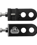 Alloy Chain Tensioner For BMX Bikes With Precision Adjustable Tension And Easy Fine Tuning, Durable Ride Enhancer, black metal finish