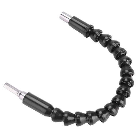 Flexible extension shaft from 32Piece Pro Grade Drill Bits And Socket Set With Stainless Steel Heads, versatile for tight spaces