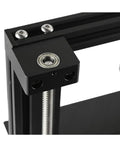Z Axis Leadscrew Top Mount For 3D Printer Metal Z Rod Bearing Holder in Aluminum Alloy Black Finish Durable Replacement Part