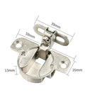 Hidden Cupboard Hinges Kit With Opening Hole Design for Inner Cabinets Wardrobes And Desks, dimensions 59mm x 39mm x 13mm