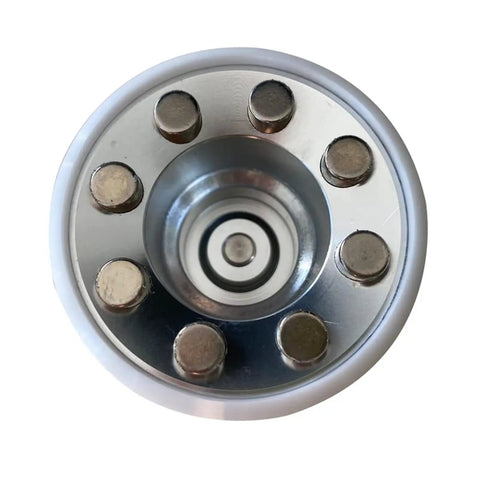 Magnetic Sealed Ink Cup For Pad Printing Machine With Ceramic Coated Disk, Oil Based Ink Cup For Smooth Transfer Printing, 2.76 Inch Diameter 70mm Ink Cup Holder, Durable Easy Setup For Precise Ink Transfer, top view
