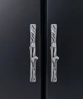 Rustic Twig Drawer Pulls With Metal Branch Cabinet Handles And Screws For Kitchen Dresser Wardrobe Furniture Hardware Home Use