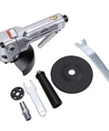 Kickass Pneumatic Air Angle Grinder Boasting 11000Rpm Muscle For Metal Cutting And Surface Polishing Heavy Duty Tool, includes accessories.