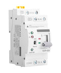Dual Auto Manual Transfer Switch For Home UPS Two Pole 63A 110V AC ATS Power Selector front view