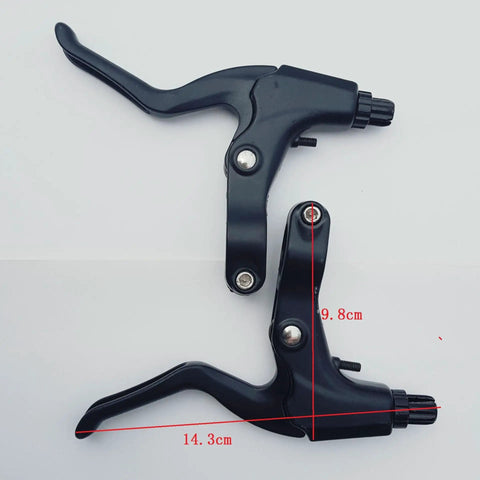 Universal Full Aluminum Alloy Bicycle Brake Lever 22mm Clamp 3 Finger Design V Type Braking For Mountain And Road Bikes