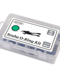 166 Piece Scuba O Ring Kit With FKM90 Rubber Seals 12 Sizes in transparent box for dive hoses and tanks