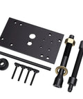 Pro Inner Camshaft Bearing Installer Tool For M8 Cycle Engines Comes With Support Plate And Assembly Kit Built To Help You Swap Parts Quick And Get Your Bike Humming Like A Dream For Life No Stress Involved Here For Real Riders Only. Black metal M8 camshaft bearing installer kit with support plate and puller rods