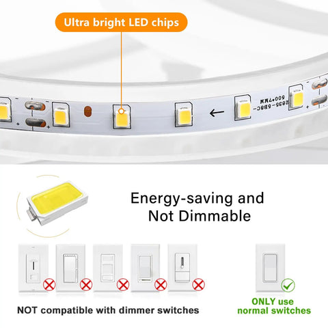 Dope Four Ring LED Ceiling Light Modern Flush Mount White Fixture 4000K Daylight Glow For Kitchen Bedroom Living Room And Laundry Room Sleek Minimalist Design With Effortless Install