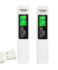 3 In 1 Digital Water Quality Tester TDS EC And Temperature Meter for drinking water pools aquariums 0 To 9990 PPM with easy button operation