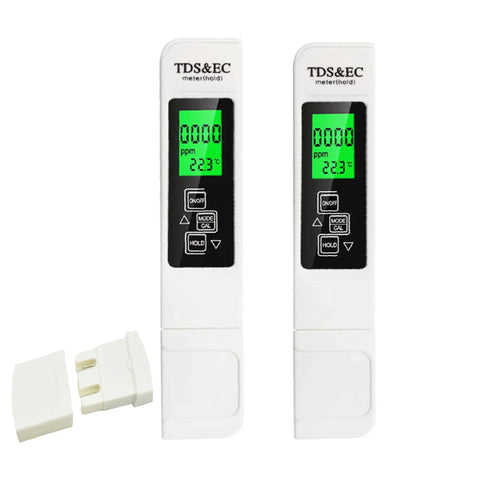 3 In 1 Digital Water Quality Tester TDS EC And Temperature Meter for drinking water pools aquariums 0 To 9990 PPM with easy button operation