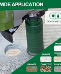 KURSTOL diamond core drill bit for granite, 1-3/8 in (35 mm) with 58-11 thread, for dry or wet drilling.