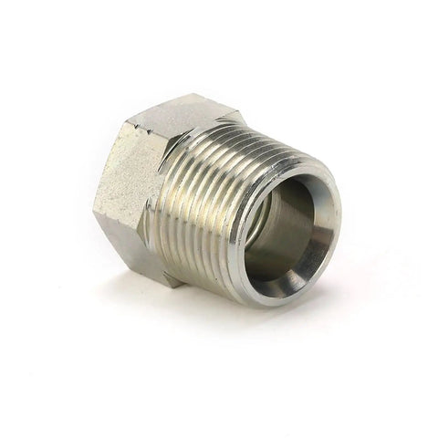Single metal fitting from 100 Piece NPT Hose Fitting Set 5N-02-04 Male And Female Quick Connects For Plumbing, Hose Lines, Household Or Workshop