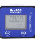 Digital LCD Aluminum Flow Meter Half Inch High Accuracy Diesel Fuel Water Flow Sensor For Low Flow Control And Measurement Gasoline Kerosene Engine Oil Blue