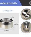 Dodge Ram 4 Pack Intermediate Steering Shaft Bushings For 2003 To 2019 1500 2500 3500 4500 5500 5.9 6.7 Cummins G56 Billet Aluminum