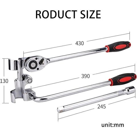 Pro Level Manual Wire Bender Kit Straight Up Heavy Duty No Sweat 0 To 90 Degree Adjustable Cable Shaper dimensions labeled in mm.