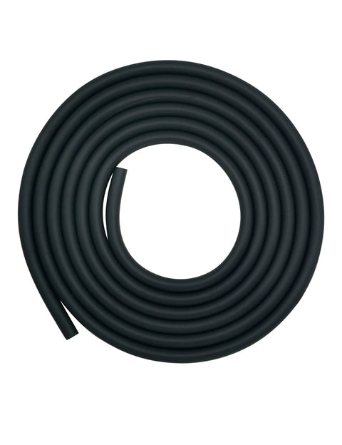 Coiled black rubber 10 Ft 1/4 Inch ID Fuel Line Hose For Gas And Diesel Engines And Generators Compatible With Kawasaki Kohler Briggs And Stratton