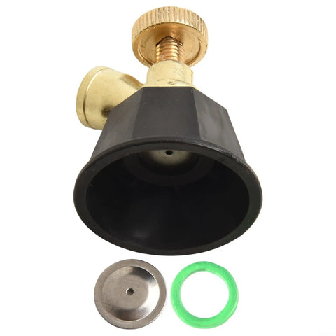 Adjustable Atomizing Garden Nozzle For Cyclone Spray Head With 14.5 mm Thread And Multi Spray Modes for lawn irrigation, alloy construction.