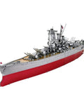 3D Metal Puzzle Military Watercraft Yamato Battleship Model Kit For Adults And Teens on white background