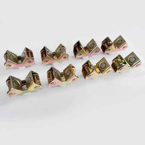 Magnetic V Block Fixture Pin For Welding Tables Adjustable Pipe Holder Clamp with heavy duty magnets, 10 pieces set