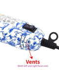 Dope Resin Heat Gun 300W with floral pattern, showing vents and on-off switch, ideal for crafts and DIY projects.