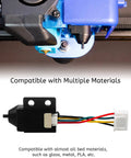 Auto Bed Leveling Sensor For Artillery Sidewinder SW X2 And Genius Pro with wiring for easy install, compatible with multiple materials.