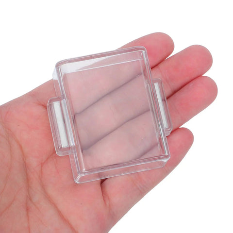 Push Button Switch Cover For Industrial Control Panels Pro Grade Water Resistant Plastic Safety Cap For Start Buttons And Computer Power Switches, Durable UV Shielded Button Cover For Harsh Environments clear plastic cover in hand