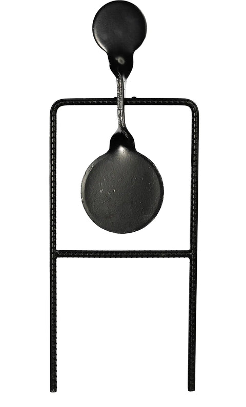 Beefy Handgun Rebar Spinner Steel Target For 9mm Through.45 Caliber Pistols, 3/8 Inch Steel With Powder Coat, 12 X 30 X 3.5 Inches