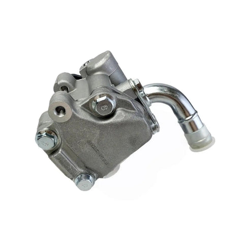 Heavy Duty Power Steering Pump For Porsche Cayenne V8 2002 To 2007, metallic grey, designed for smooth steering control.