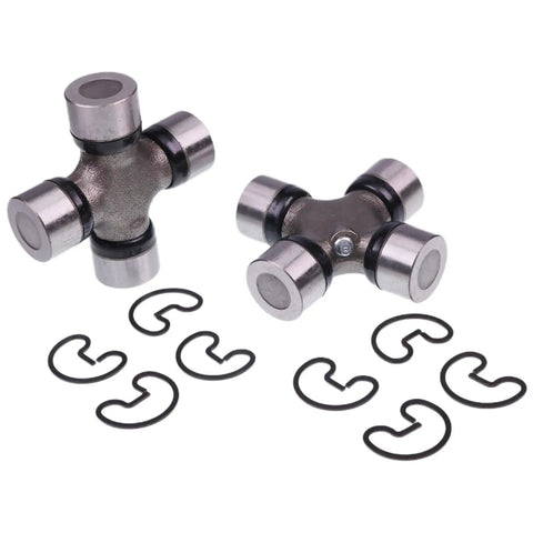 Two Pack Universal Joints 5-178X 210866-1 5178X 015-2157-2 with clips for Ford F-150 F-250 rear driveshaft 1350 series 1997-2018