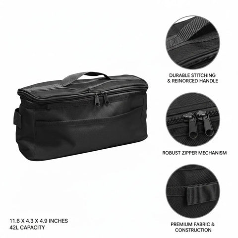 42L Water Resistant Camping Gear Storage Bag For Cookware And Outdoor Supplies Portable Drawstring Organizer with zippers