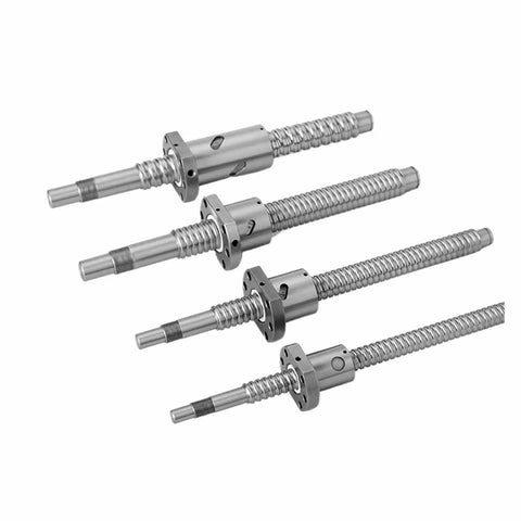 SFU4010 Ball Screw End Machined Nut Housing Assembly For Linear Motion CNC Machines And 3D Printers, metal components on white
