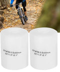 20 Inch Polyurethane Tire Liners Puncture Proof Belt For MTB And Road Bikes White 2 Pack with cyclist in background