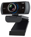 Smooth As Butter 60Fps 1080P HD Webcam With Dual Noise Reducing Mics, features a sleek design and adjustable mount for effortless use.